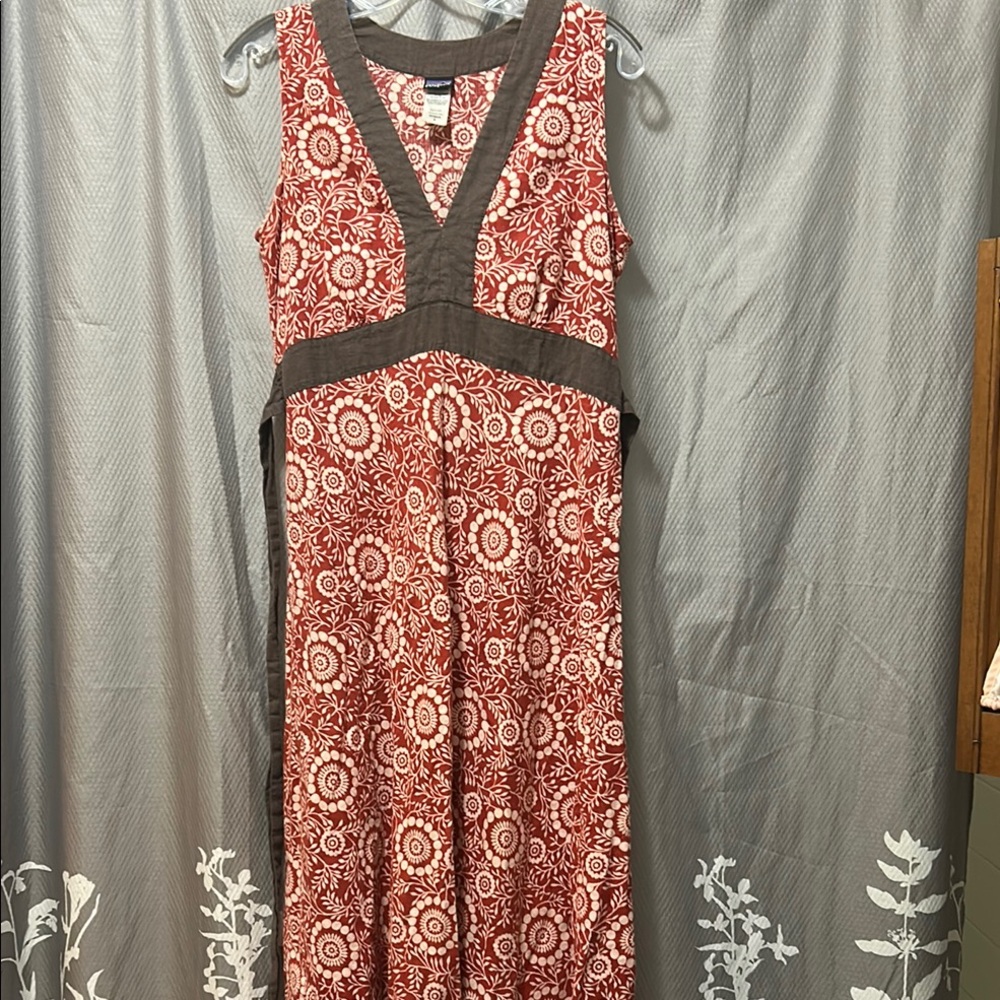 Patagonia Sleeveless V-Neck Long floral Sundress